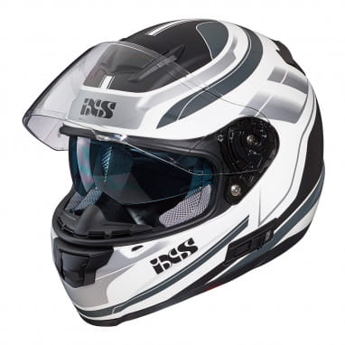 215 2.0 motorcycle helmet matte white grey