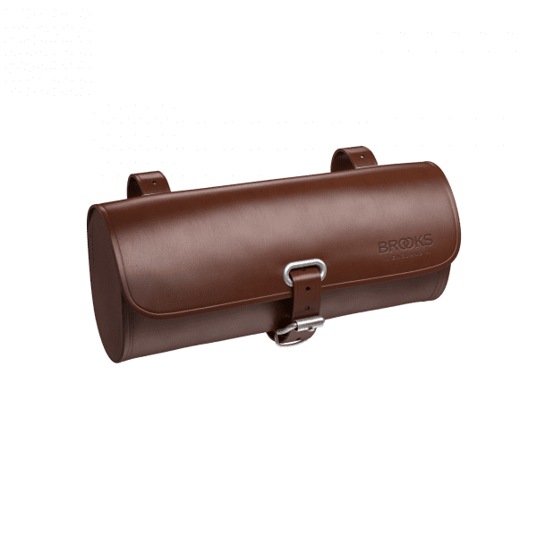 Challenge Leather Saddle Bag - brown