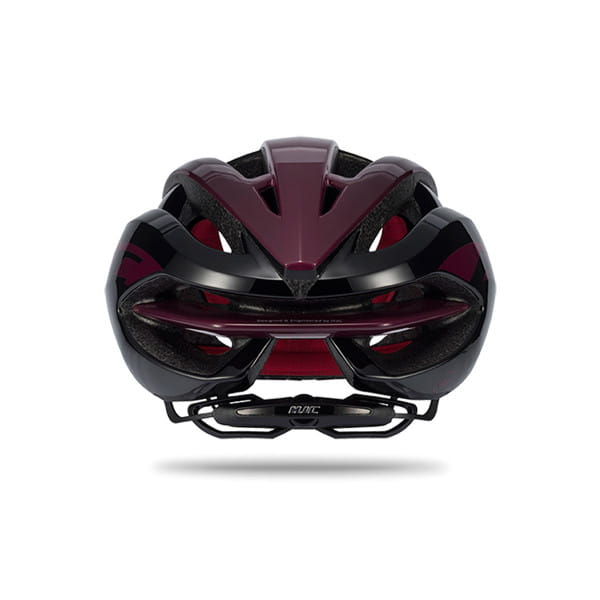 IBEX Road Helmet - Gloss Burgundy / Black