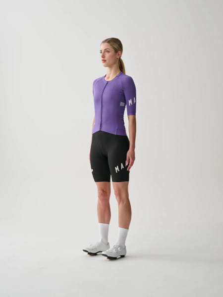 Womens Aeon Bib Shorts - Black/White