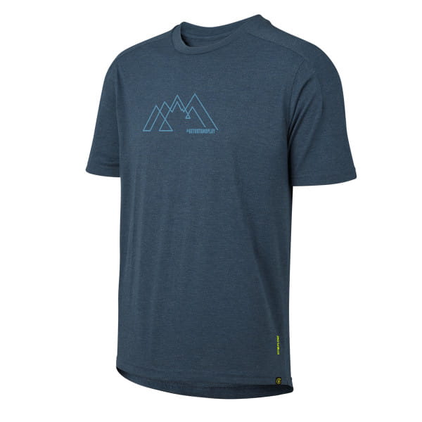 T-Shirt Flow Tech Mountainlogo - Bleu