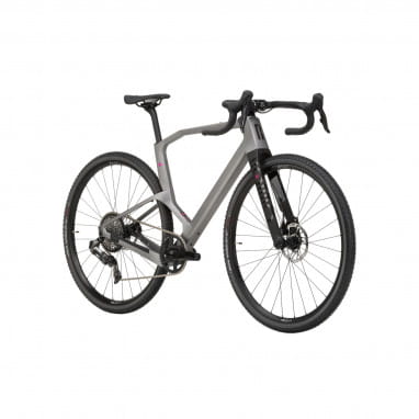 Bicicleta Ruut CF 2 Gravel Plus - Berenjena/Plata