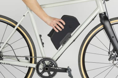 Set TWIST Essential Bag + Base per bicicletta - L nero