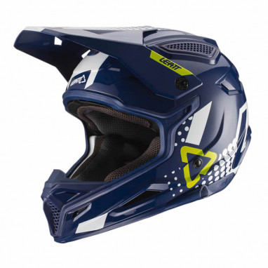 Motocross helmet GPX 4.5 - blue-white-green