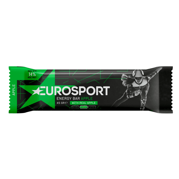 Energy bar with apple flavour
