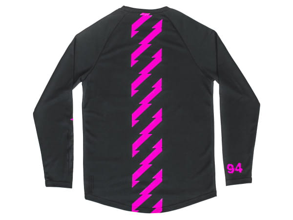 MTB Jersey long sleeve - Grey/Pink