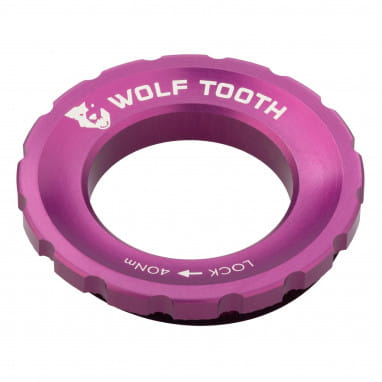 Centerlock Lockring, External Spline - purple