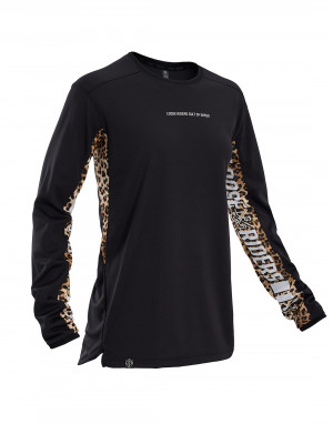 Tech Men Jersey Longsleeve - Stealth Leopard