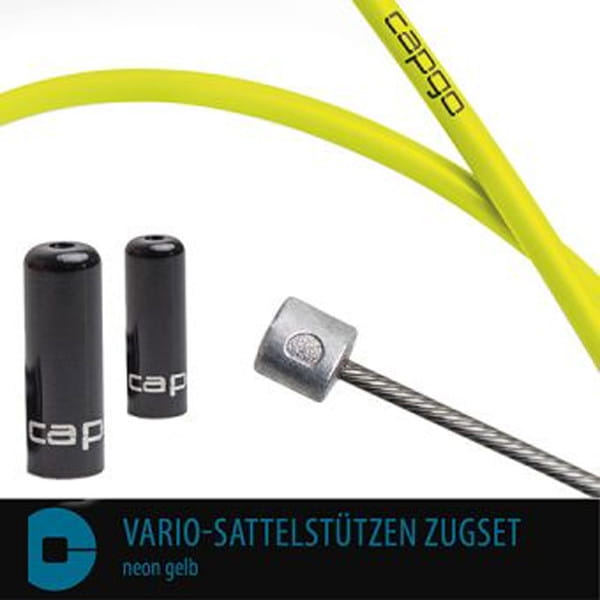 BL Vario-Sattelstützen Zugset - Neon Gelb