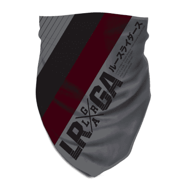 Scarf - VHS Wine - Grey/Red