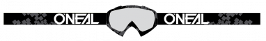 B10 Goggles Pixel Clear - Black/White