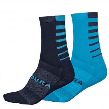 Coolmax Stripe Socks - Blue