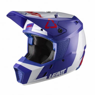 Motocross helmet GPX 3.5 - blue-white