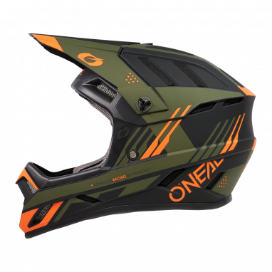 BACKFLIP Helmet STRIKE V.23 black/orange/olive