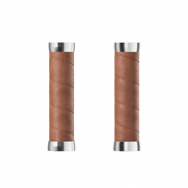 Slender Leather Grips 130/130 - dark tan