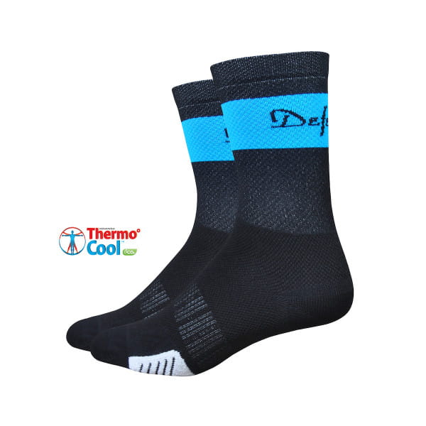 Cyclismo Socks - Thermocool - Black/Blue
