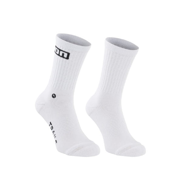 Socks Logo unisex - peak white