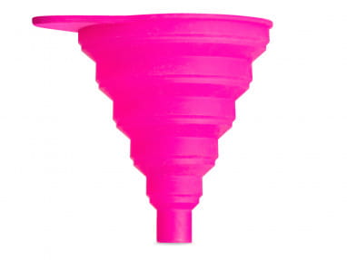 Collapsible Silicone Funnel Trichter - pink