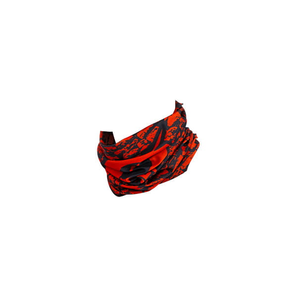 Neckwarmer Wall - Multifunctional scarf - Black/Red