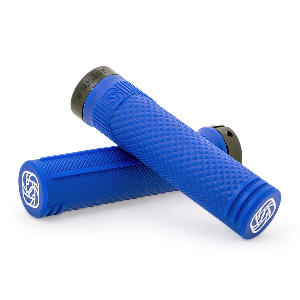 Gusset S2 Lock On Grips - Extra Soft - blue | Griffe mit Klemmung | BMO ...