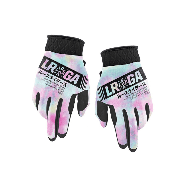 Freerider Gloves - Tie Dye Pastel