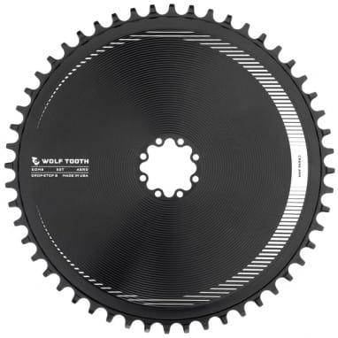 SRAM Direct Mount Aero-Kettenblatt, Standard 45mm/Offset 6mm, Drop-Stop B - black