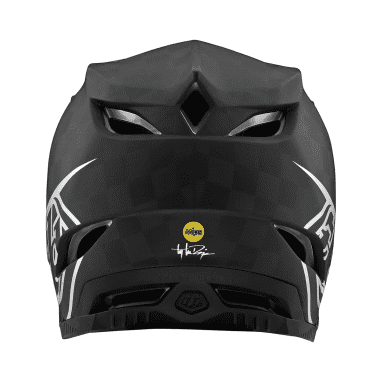 D4 Helmet (Mips) Carbon Fullface-Helm - STEALTH Schwarz/Silber