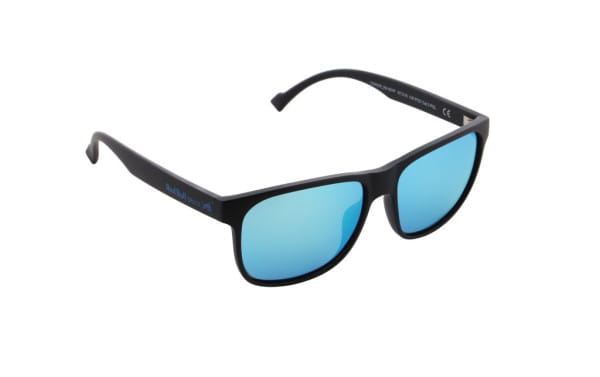 Conor RX Sunglasses - Matt Black/Skyblue Mirror