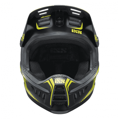 Xact Fullface Helm - black/lime