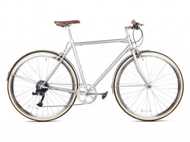 Odyssey 8SP City Bike - brandford silver