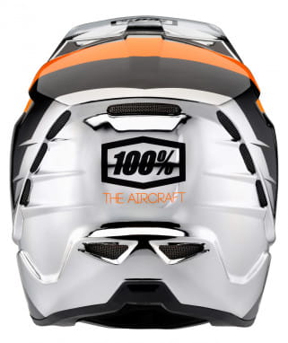 Aircraft Downhill Helm Chrome Orange