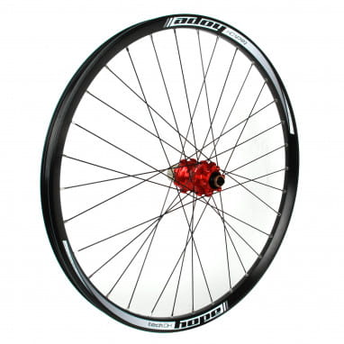 Tech DH Hinterrad Pro 4 Straight Pull 26 Zoll - rot