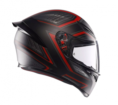 K1 S Helm E2206 - SLING Matt Black/Red