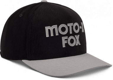 Chapeau Moto-X Corduroy Circa74 Special Edition - Noir