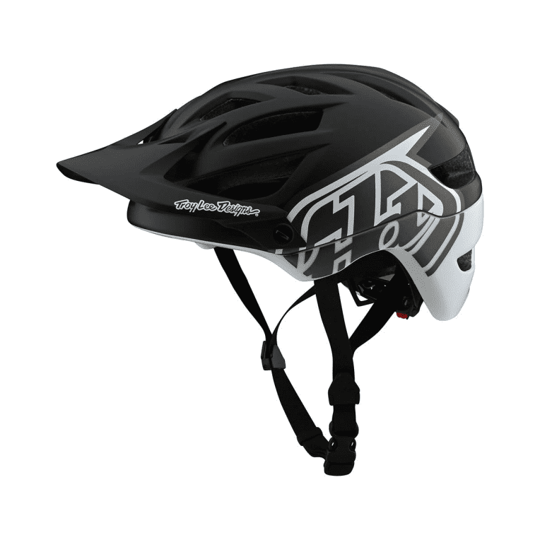 TLD Troy Lee Designs A1 Helmet MIPS Classic Helmet Black White MTB Helmets BMO Bike Mailorder