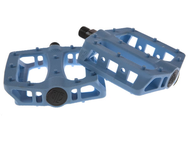 Pedali in plastica con piattaforma T-Rex - blu