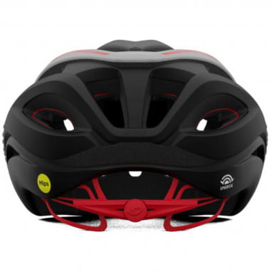 Casque de vélo AETHER SPHERICAL MIPS - matte black/white/red