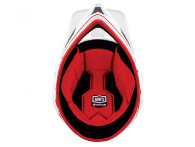 Status Helmet - Topenga Red/White