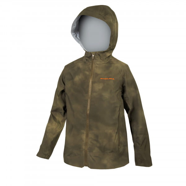 Kinder MT500 Wasserdichte Jacke Tweed Grün