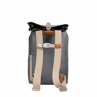 Pickwick Zaino in tela di cotone 26L - grigio/miele