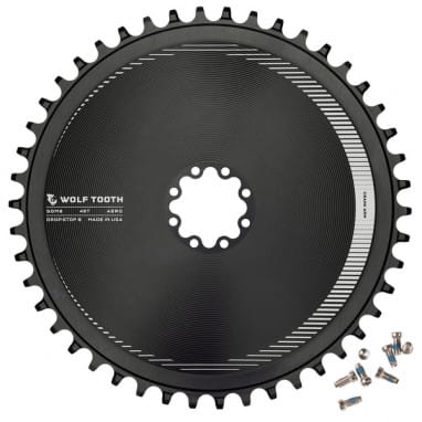 SRAM Direct Mount Aero-Kettenblatt, Standard 45mm/Offset 6mm, Drop-Stop B - black