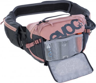 Hip Pack Pro 3 - rosa empolvado/gris carbón