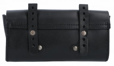 Raymond P. Leather Saddle Bag - Black