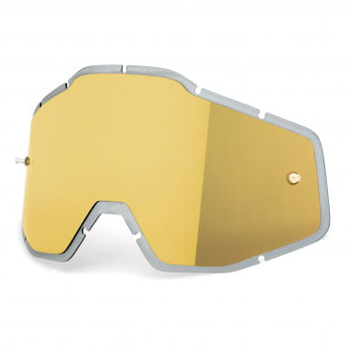 Replacement lens Anti-Fog Racecraft/Accuri/Strata - Gold
