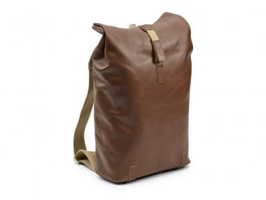 Pickwick Hard Leather Bag 26L Brown