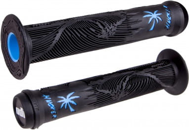 Hucker Handtekening BMX Handvatten - zwart/blauw
