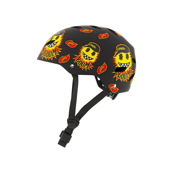 Dirt LID Youth Emoji - casco per bambini - nero/giallo