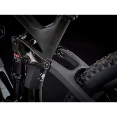 Fuel EX 9.7 - Matte Raw Carbon/Gloss Trek Black 27,5''-Laufrad
