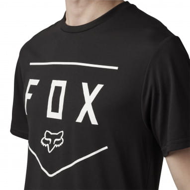Shield Short Sleeve Tech Tee - Black