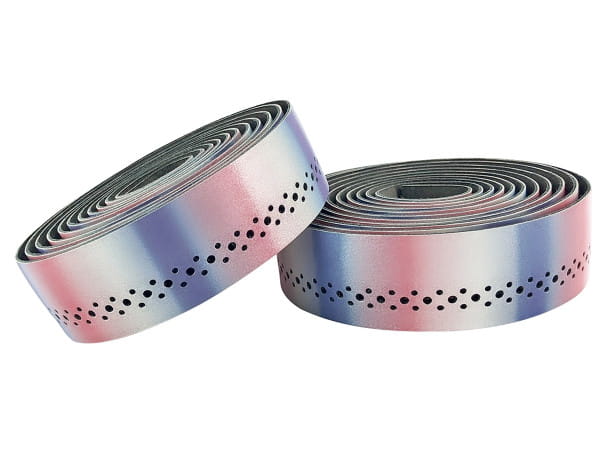 Supreme Pro Reflective Bar Tape 3mm - 2 Tone Blue/Pink/White